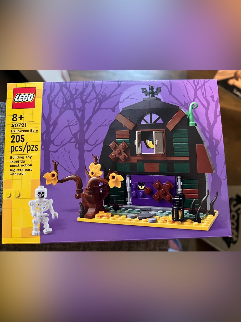 LEGO Halloween Barn Skeleton Building Toy with Minifigure